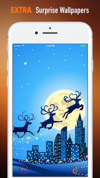Wallpapers for Christmas Reindeer-Art Pictures screenshot 3