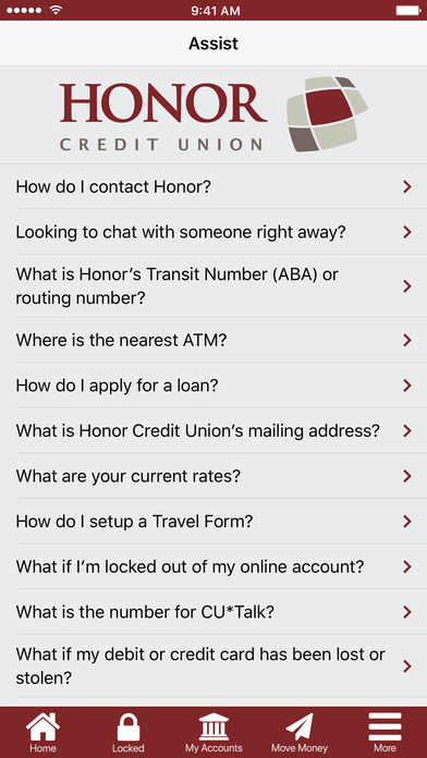 Honor CU Mobile screenshot 4