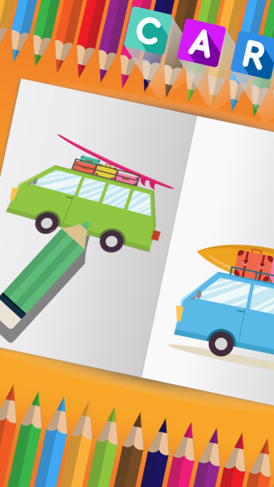 Car Coloring Book For Kids And Preschool Toddler screenshot 4