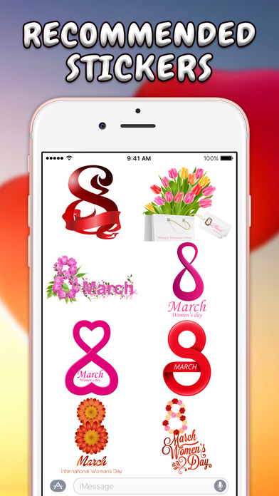 Womans Day Stickers screenshot 2