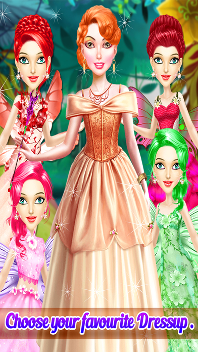 Princess Fairy Salon Dress Up screenshot 3
