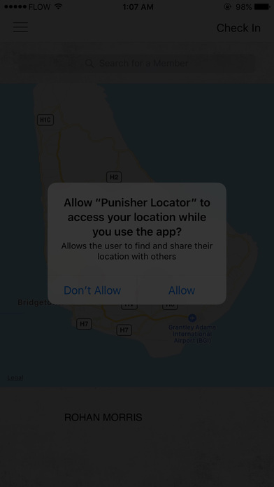 Punishers Locator screenshot 2