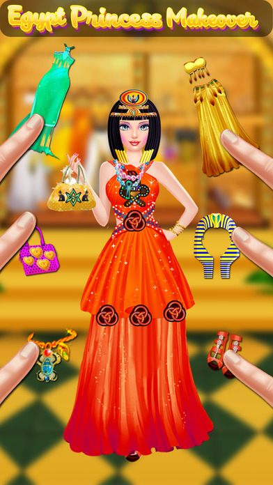 Egypt Princess Makeover - Romma MakeUp & DressUp screenshot 3
