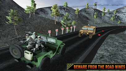 Army Jeep Battlefield Action Drive screenshot 4