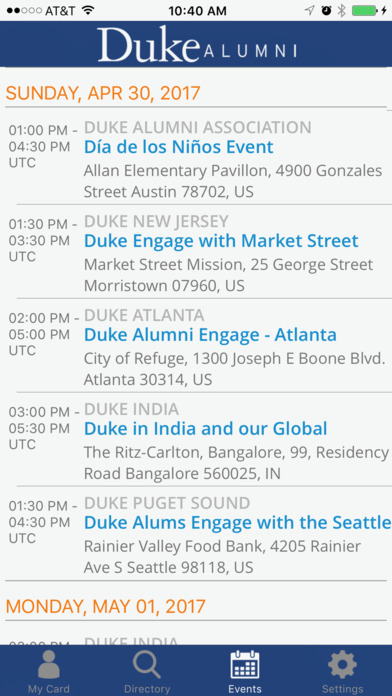 Duke Alumni screenshot 3