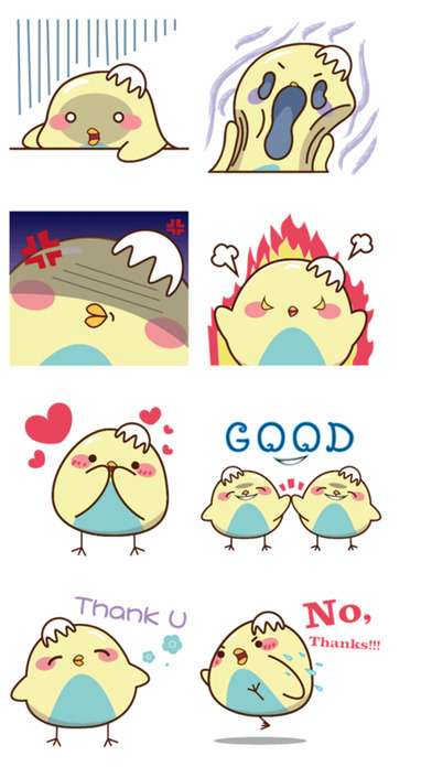 Cute Chick Stickers screenshot 3