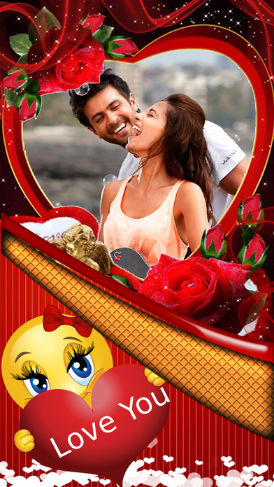 Be My Valentine -Photoframe and Love Card maker screenshot 3