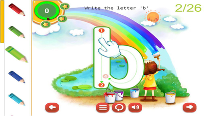 ABC Tracing Letters - Practice for Preschool Game screenshot 2