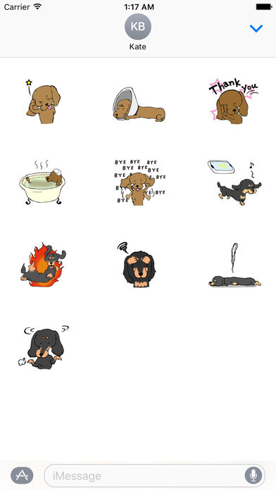 The Dachshund Dogs Sticker screenshot 3