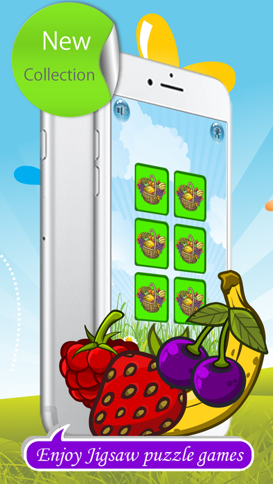 Garden fruit Matching Memories Games for kids screenshot 2