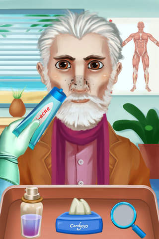 Mr Elder's Nose Salon-Health Surgery Play screenshot 2