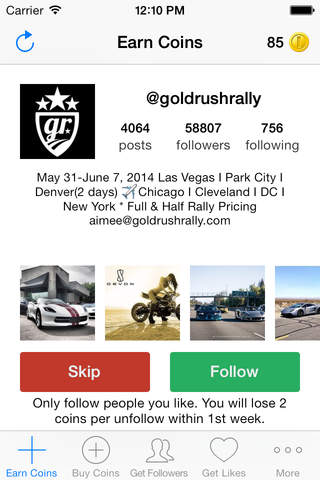 Get Followers - for Instagram screenshot 2