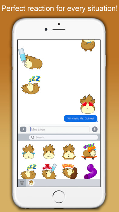 GuineaMoji - Guinea Pig Emojis & Stickers App screenshot 3