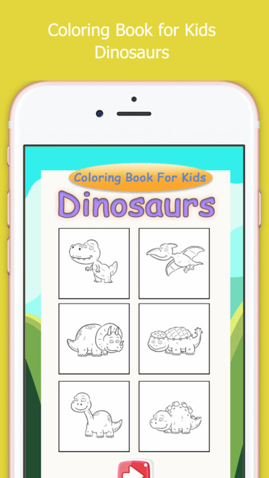 Dinosaurs Coloring Kids Book screenshot 3