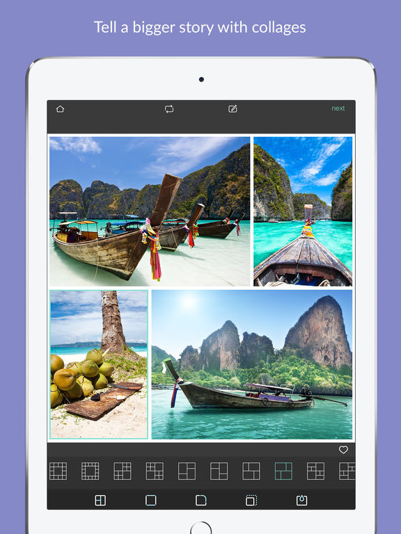 Screenshots of Pixlr – Free Photo Editor for iPad