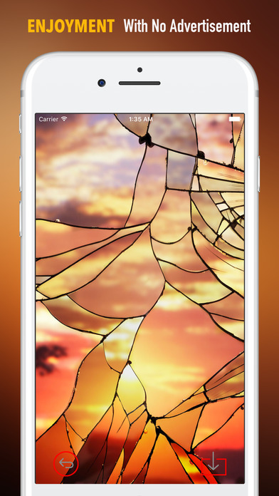 Broken Mirror Sunset Wallpapers HD-Art Pictures screenshot 2