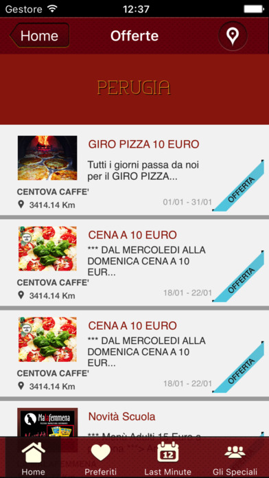 aperitivi & cene Perugia screenshot 3