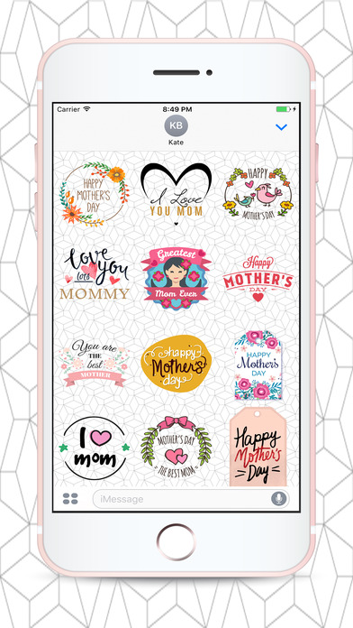 Mothers Day Stickers for Messaging screenshot 2