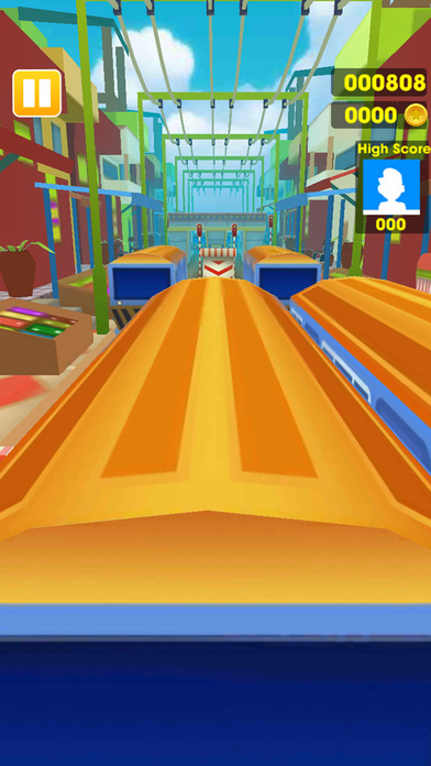 3D Railway Run Surfers Adventure Game screenshot 2