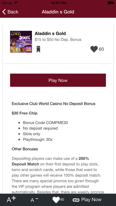 Aladdin's Gold Casino Real Money Guide & New Bonus screenshot 4