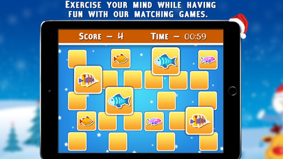 Christmas Fishes Matching Cards - Christmas Games screenshot 3
