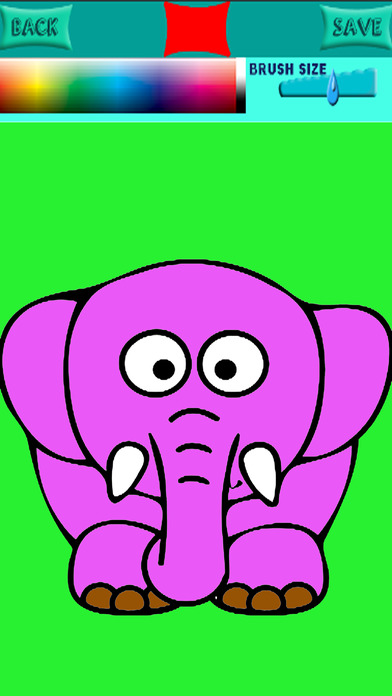 Kids Drawing Games Elephants Coloring Book screenshot 2