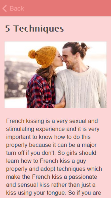 How To French Kiss. screenshot 2