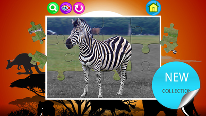Wild animals jigsaw puzzle games for baby and kids screenshot 2