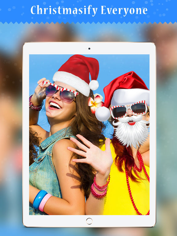 Screenshots of Elf Yourself - Pic & Photo Editor for Christmas for iPad