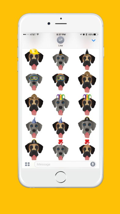 Great Dane Emoji screenshot 4