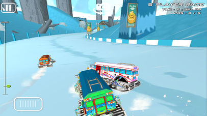 Offroad School Bus Racing - 3D School Bus Racing screenshot 3