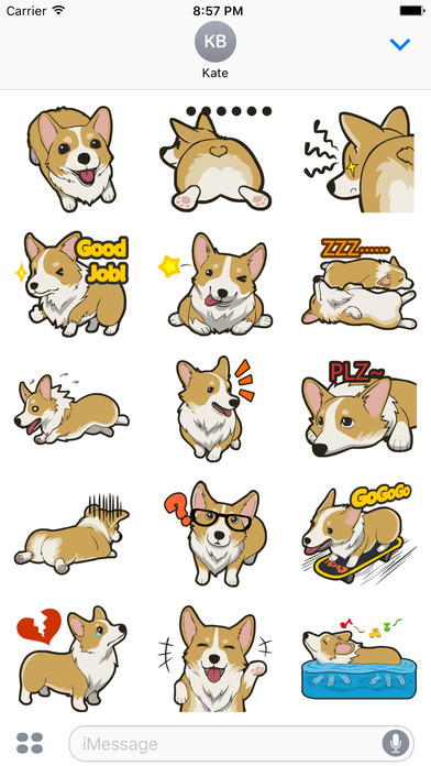 CorgMoji - Corgi Dog Emoji Stickers screenshot 3