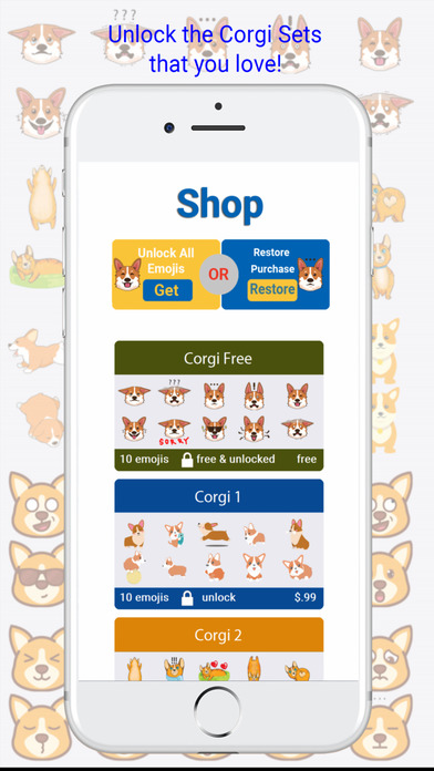 CorgiMoji - Cute Corgi Dog Emojis Keyboard screenshot 4