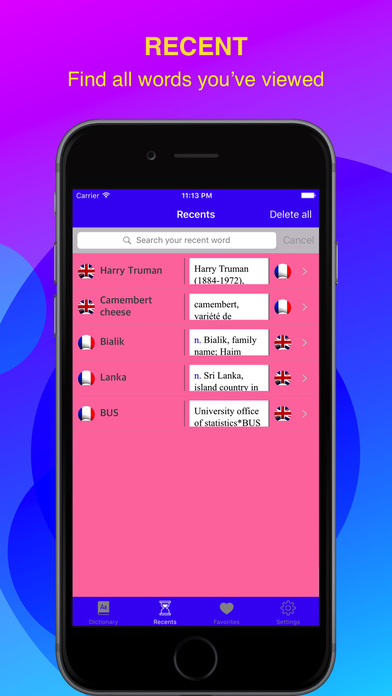 English French Easy Dic Box screenshot 3