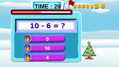 santa math games age 3 5 6  for kids all free screenshot 4