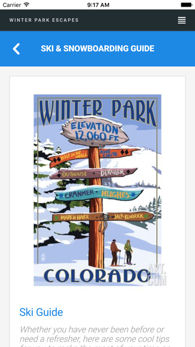 Winter Park Escapes Guest App screenshot 3