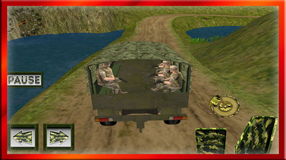 Army Truck In Racing Mountain Hill Drive screenshot 2