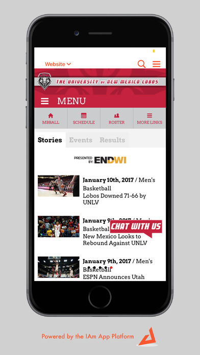 The IAm Lobo Basketball App screenshot 4