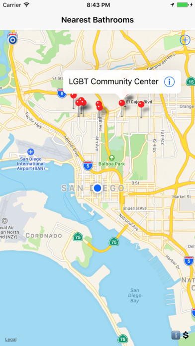 Safe Transgender Bathroom App screenshot 2