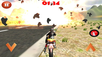 Moto Zombie Shoot:Zombie War on Road screenshot 2