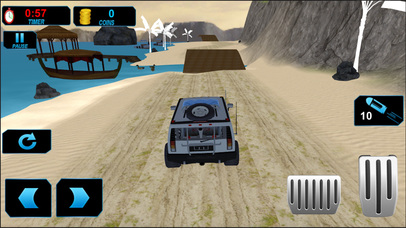 Xtreme Beach Stunt: Offroad Hummer Track screenshot 2