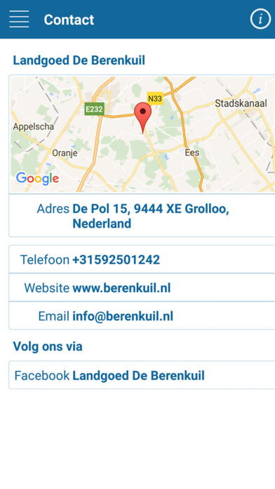 Berenkuil app screenshot 2