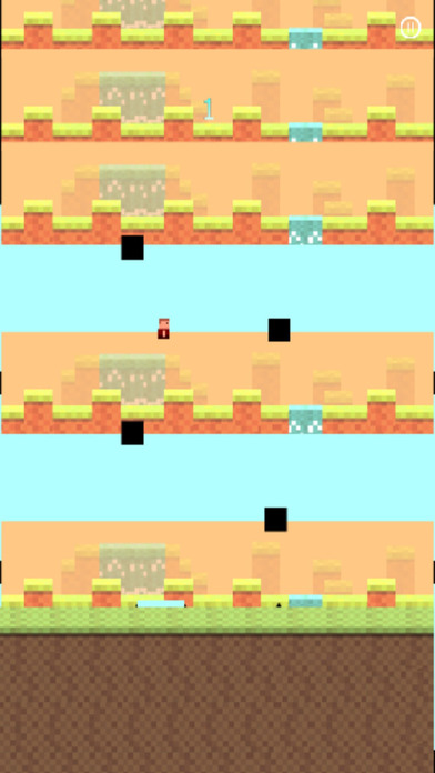 Blocky Man Cubic Runner screenshot 2