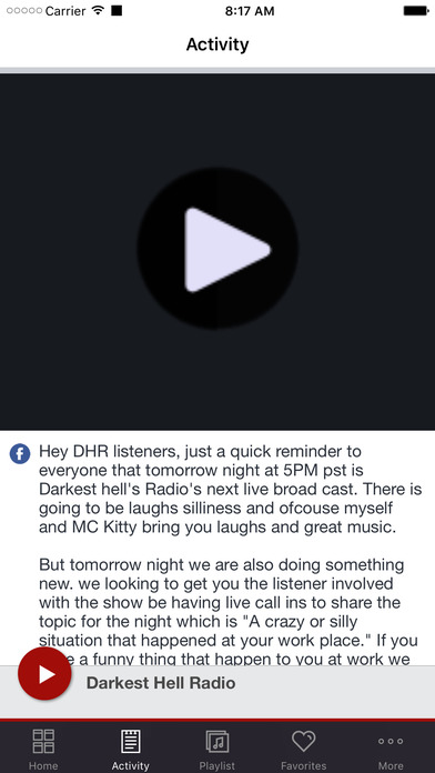 Darkest Hell Radio screenshot 2