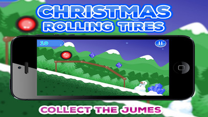 Christmas - Rolling Tires screenshot 3