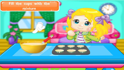 Elsa Cooking Eggless Vanilla Cupcakes screenshot 2