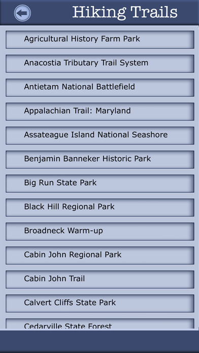 Maryland Camping & Hiking Trails screenshot 3