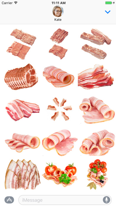 Bacon AF Sticker Pack screenshot 3