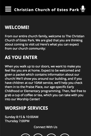 Christian Church of Estes Park screenshot 2
