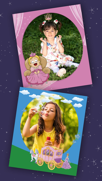 Princess frames for girls – kids photo album screenshot 4